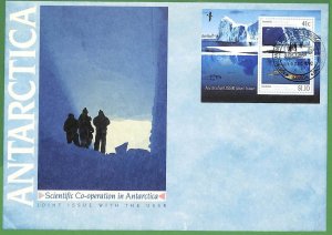 ZA1456a AUSTRALIA - POSTAL HISTORY - Souvenir Sheet on OVERSIZED FDC Cover 1990