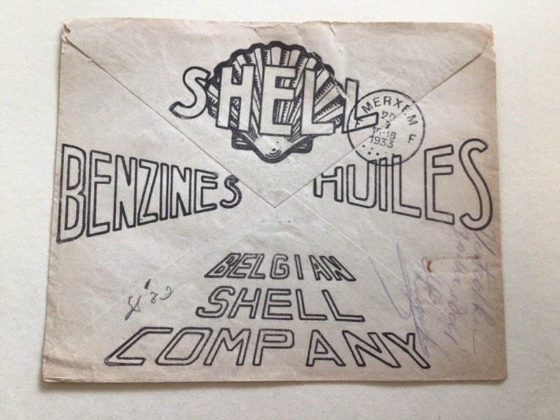 Shell Petroleum Motor Oil Belgium Shell company  1933 cover A6425