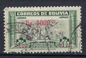 Bolivia C195 Used 1957 issue (mm1582)