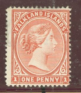 Falkland Islands #12 Unused Single (Queen)