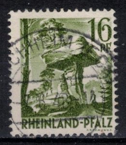 Germany - French Zone - Rhine Palatinate - Scott 6N6