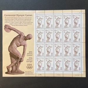 1996 sheet Centennial Olympic Games Sc# 3087