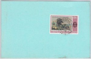 40144 - TRINIDAD & TOBAGO postal history CARD with nice postmark: BLUNDELL 1981