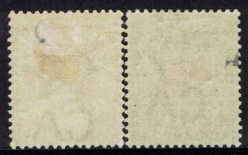 STRAITS SETTLEMENTS 1883 QV 4C BOTH SHADES WMK CROWN CA 