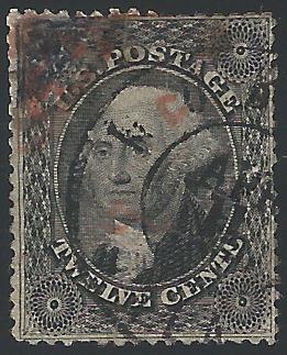 Scott 36, Used, 1857 Issue