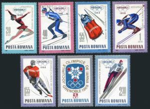 Romania 1951-1957,1988,MNH.Mi 2620-2626,Bl.64. Olympics Grenoble-1968.