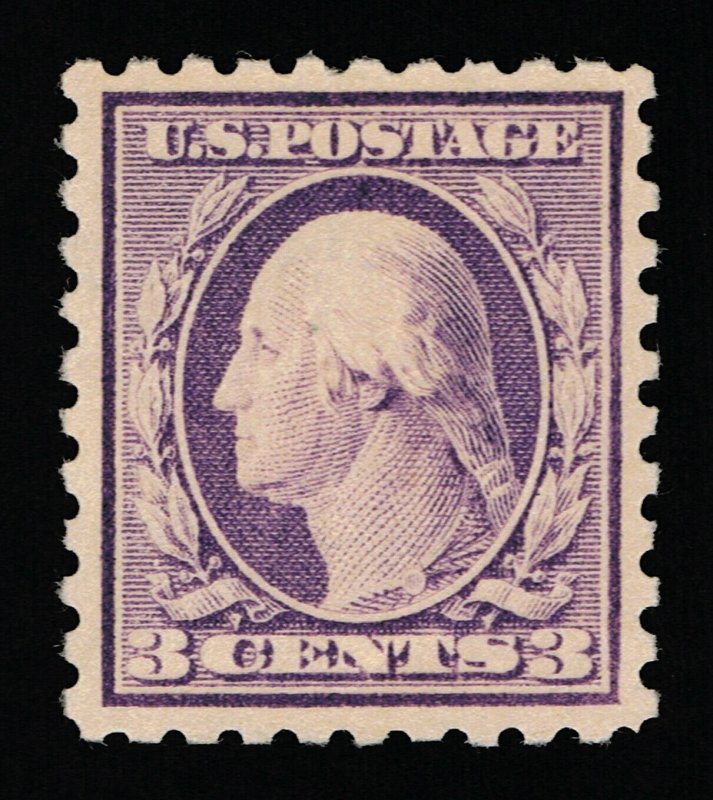 GENUINE SCOTT #464 VF-XF MINT OG NH 1916 TYPE-I VIOLET PERF-10 UNWMK  #12466