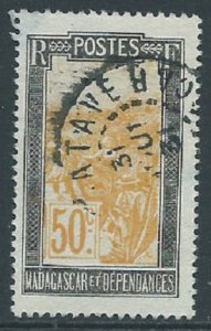 Madagascar, Sc #104, 50c Used