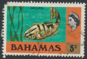 Bahamas  SC# 430 Used Fish spacefiller see details & scans