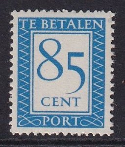 Netherlands  #J102  MNH 1950  Postage Due   numerals  85c