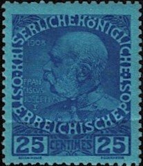 1908 Austria Offices in Crete Scott Catalog Number 18 Used