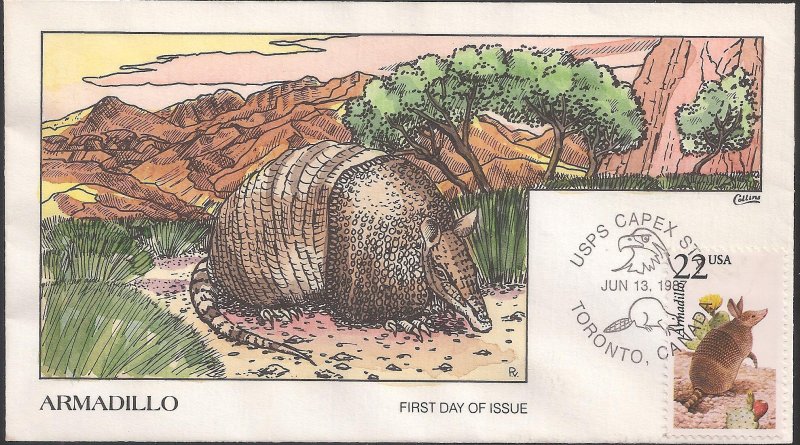 Set of 50 Collins Hand Painted FDCs for the 1987 North American Wildlife Issue