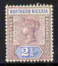 Northern Nigeria 1900 QV 2.5d dull mauve & ultramarin...