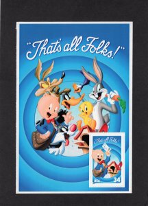 3534c Porky Pig, MNH single on banner