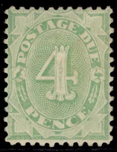 AUSTRALIA EDVII SG D38w, 4d emerald/dull green, M MINT. Cat £300. WMK UPRIGHT