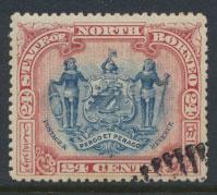 North Borneo SG 111 CTO perf 14 see details corrected inscription see scans 