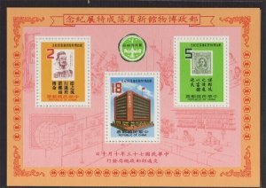 Taiwan 1984 Sc 2436a New Postal Museum Building set MNH