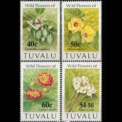 TUVALU 1993 - Scott# 625-8 Wild Flowers Set of 4 NH