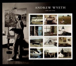 ALLY'S STAMPS US Plate Block Scott #5212 (49c) Andrew Wyeth Pane [12] MNH [P-22]