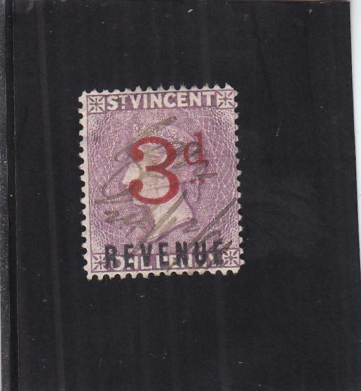 St. Vincent Revenue Tax Stamp, 3p, Sc #24 (24907)