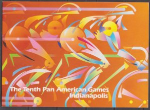 UNITED STATES USA - 1987 10th PAN AMERICAN GAMES - FOLDER - FDI