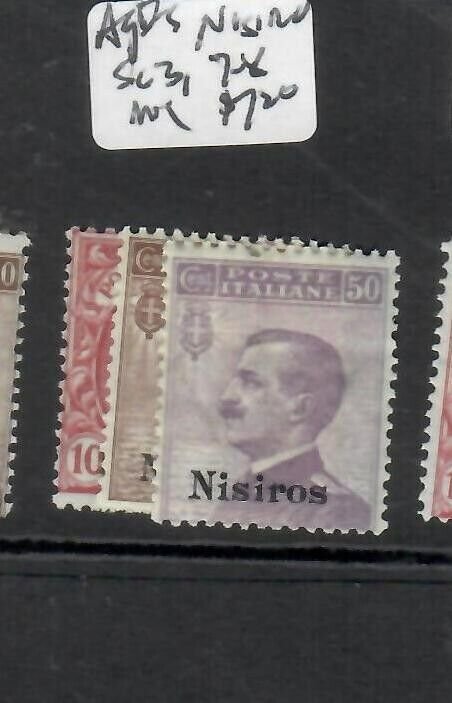 NISIROS   ITALIAN AGEAN ISLAND   (P2310B)   SC 2-3, 7--8   MOG 