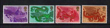  Great Britain Scott # 758-61. Angels MNH