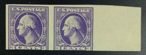 MOMEN: US STAMPS #535 PAIR MINT OG NH LOT #54905