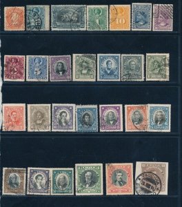 D388073 Chile Nice selection of VFU Used stamps