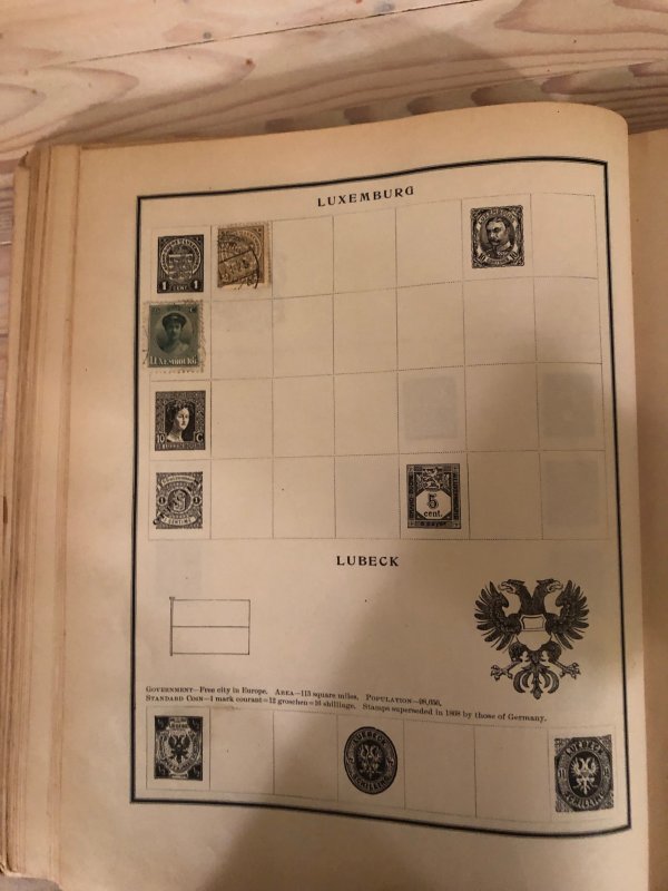 Modern Stamp Album Circa 1921
