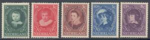 Netherlands ~ #B286-90 ~ Willem Van Doon ~ MNH Set