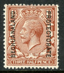 British Bechuanaland 1½p Red Brown KGV Scott #85 Wmk CGVR Mint F761