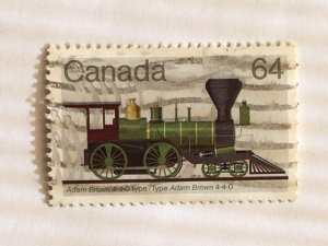 Canada – 1983 – Single “Train” Stamp – SC# 1002 – Used