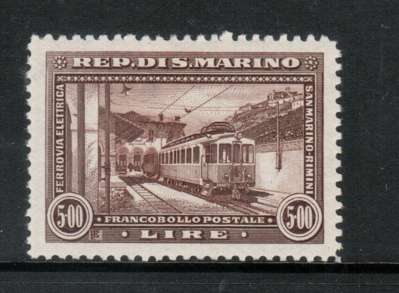 San Marino #142 Very Fine Mint Lightly Hinged