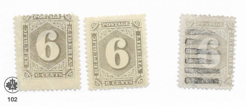 Liberia #28 MH/USed Faults - CAT VALUE $2.00ea PICK ONE