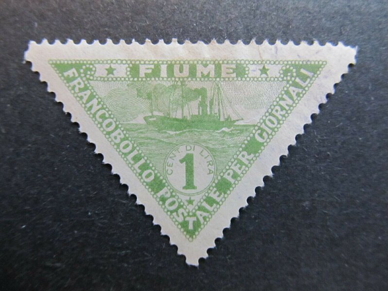 A4P5F19 Fiume Newspaper Stamp 1920 1c mh*