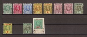 CAYMAN ISLANDS 1907 SG 25/34 USED Cat £500