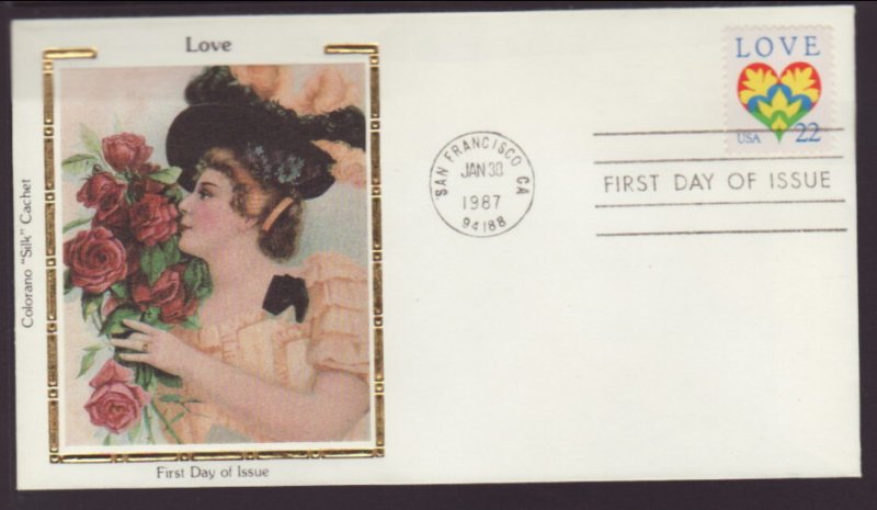 US 2248 Love 1987 Colorano U/A FDC