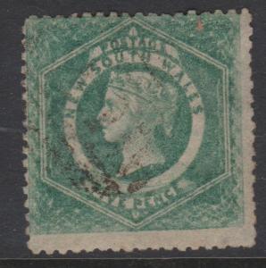 New South Wales 1860 QV 5d Diadem Sc#38 Used