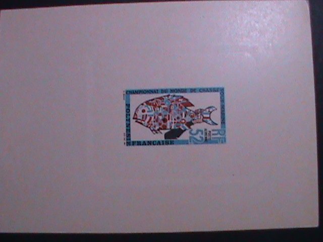 ​FRANCE-POLYNISIAN-WORLD CHAMPION OF CHESS-DELUXE PROOF SHEET MNH EST. EURO$40