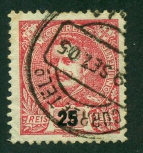 Portugal 1899 #117 U SCV(2024) = $0.40