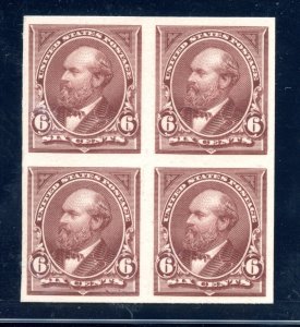 US SCOTT #256P4 BLOCK OF 4 PROOF SCV $1,900 (4/3/24 GP)