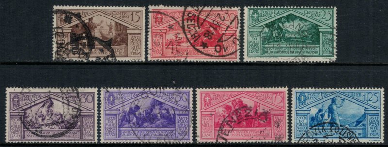 Italy #248-54 C V $34.40