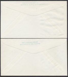 1967 #454-465B Set of 12 Centennial FDCs Rosecraft Cachets Ottawa