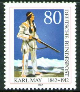 Germany Scott 1502 MNH** 1987 Apache Chief stamp