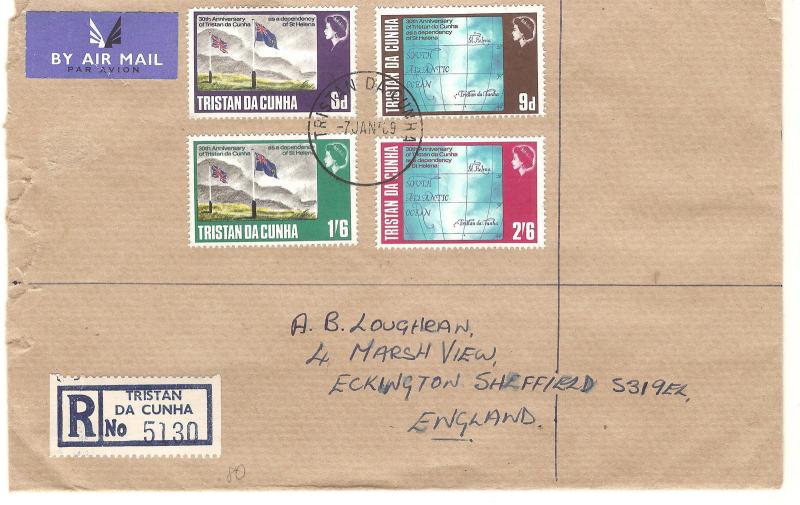 TRISTAN da CUNHA   First Day Covers