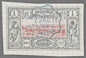 Somali Coast (1894) - Scott # 6.  Used