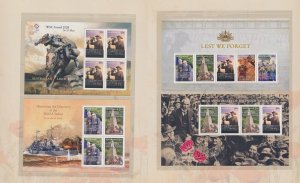 Australia & War 2008 Lest We Forget WWI HMAS post office stamp pack folder MUH**