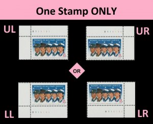 US 3174 Women in Military Service 32c plate single B111111 MNH 1997