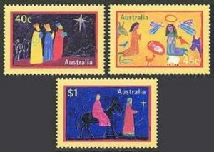 Australia 1713-1715,MNH. Christmas 1998.Magi,Nativity,Journey to Bethlehem.